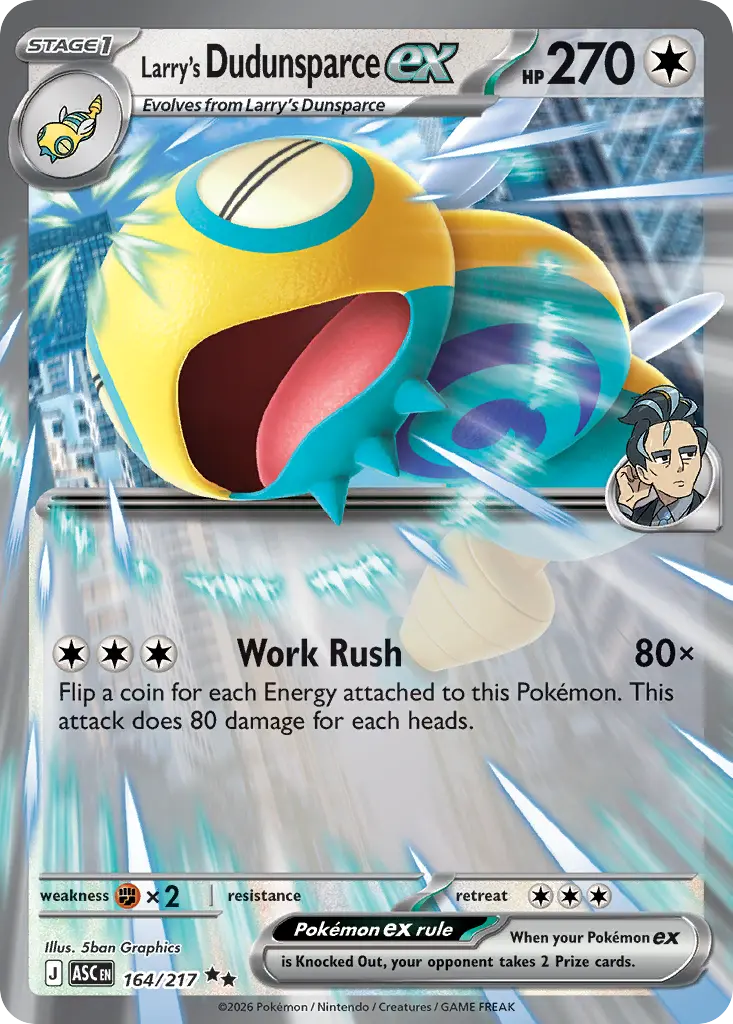 Larry's Dudunsparce ex - 164/217