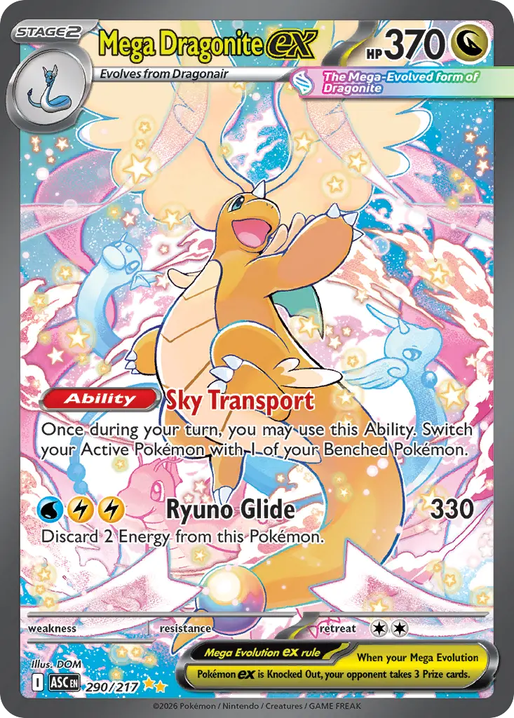 Mega Dragonite ex (Holo) - 290/217