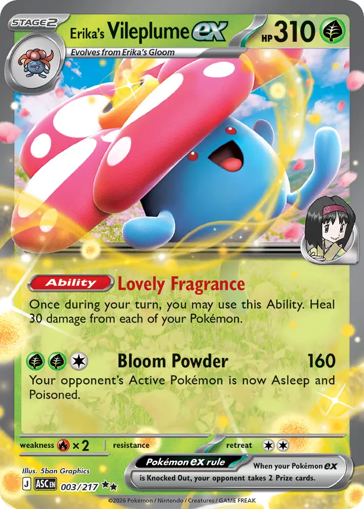 Erika's Vileplume ex - 003/217