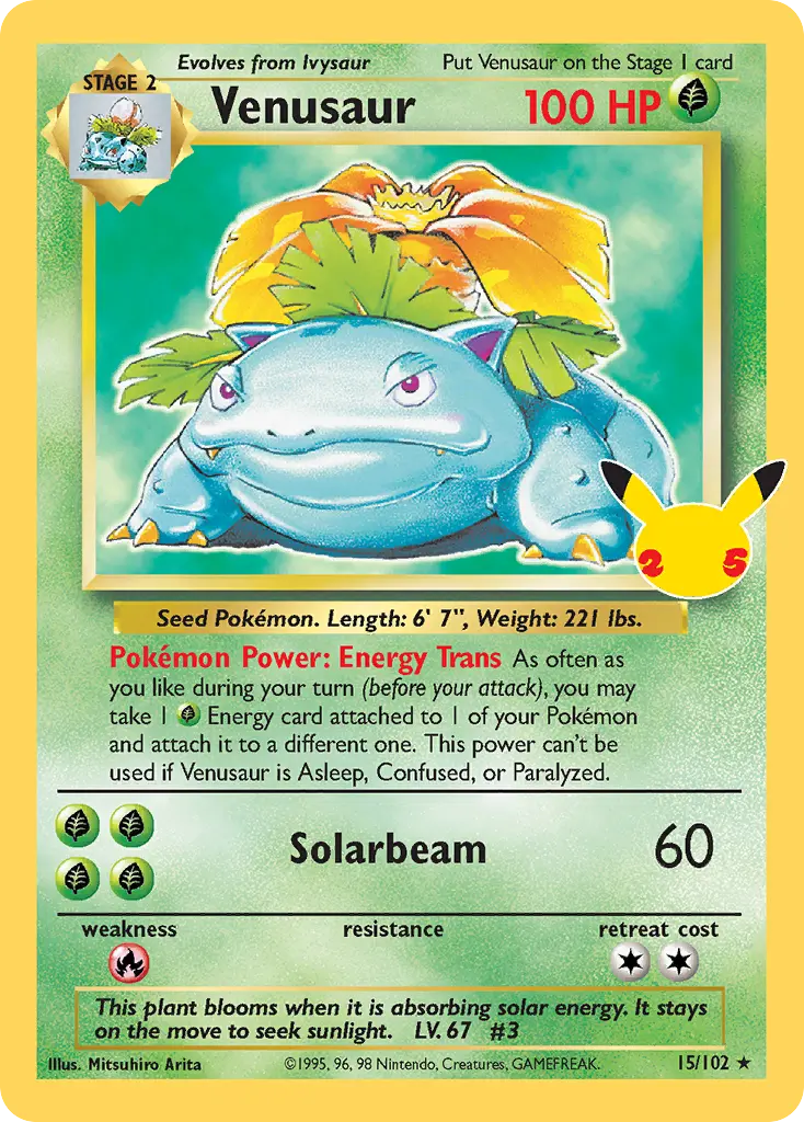 Venusaur (Holo) - 015/025
