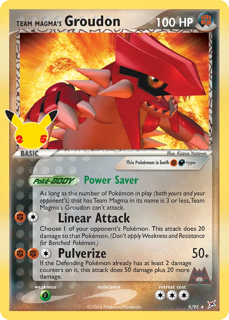 Team Magma's Groudon - 009/025