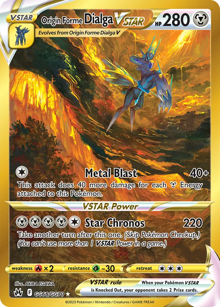 Origin Forme Dialga VSTAR - GG68