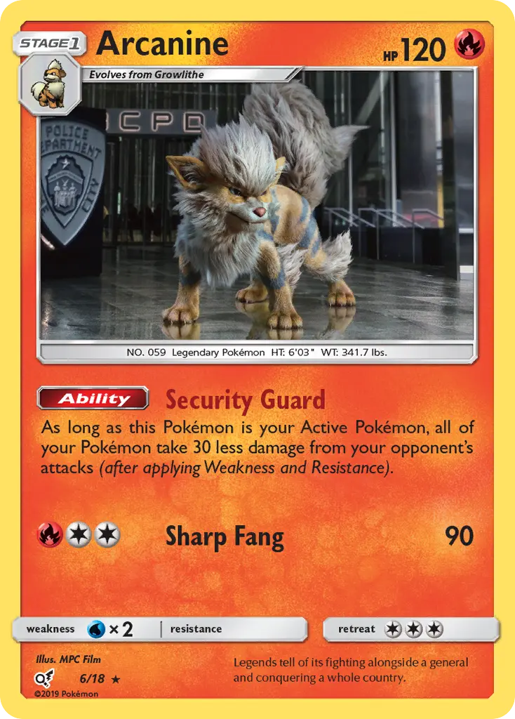 Arcanine (Holo) - 006/018
