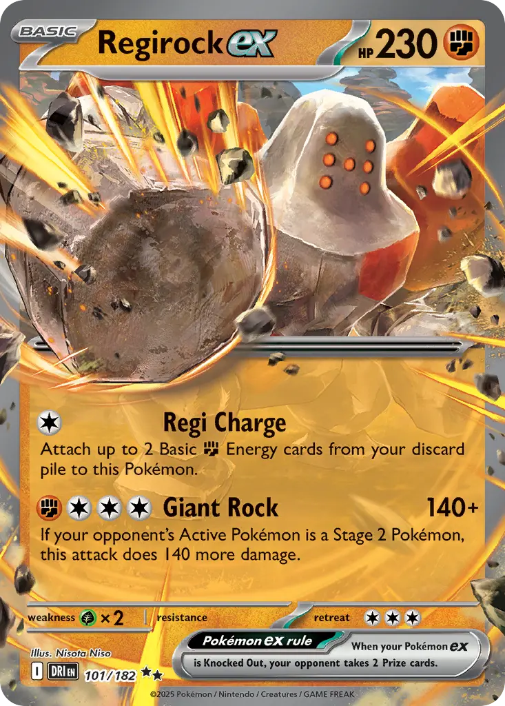 Regirock ex - 101/182