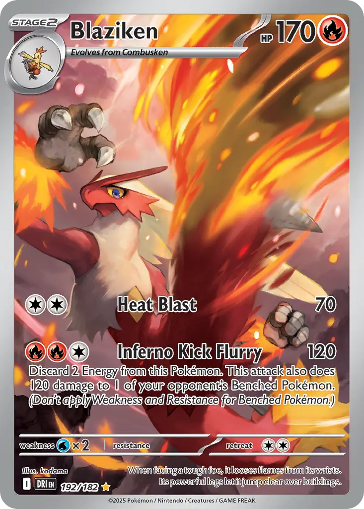 Blaziken (Holo) - 192/182