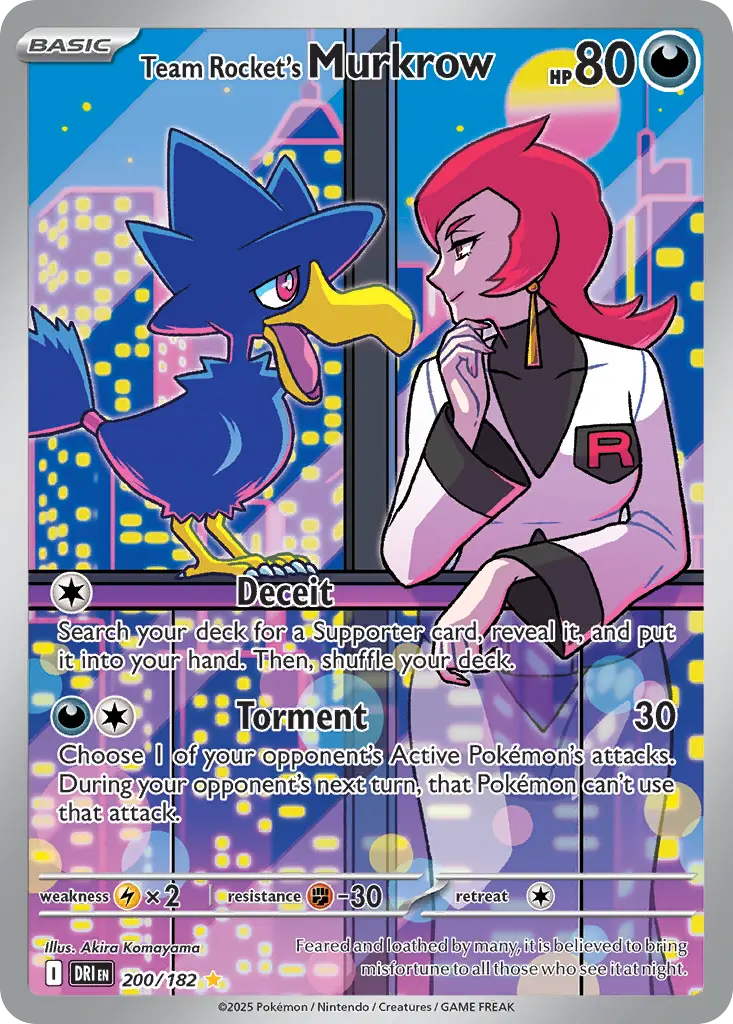 Team Rocket's Murkrow - 200/182