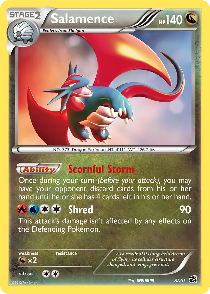 Salamence (Cosmos Holo) - 008/020