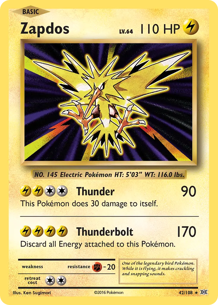 Zapdos (Holo) - 042/108