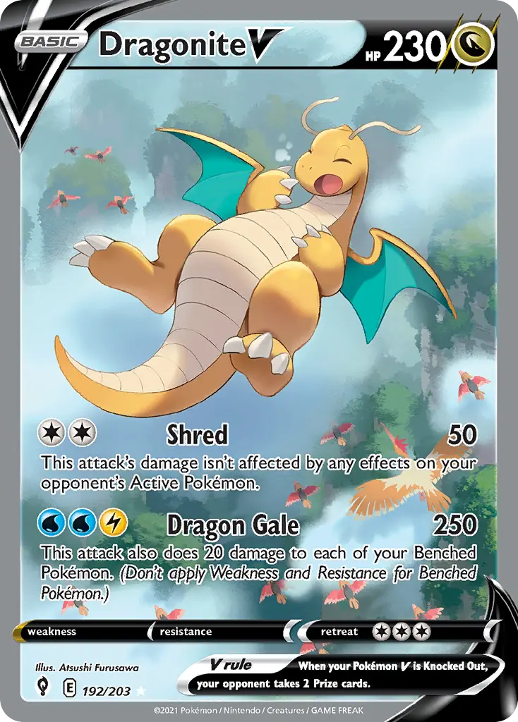 Dragonite V (Holo) - 192/203