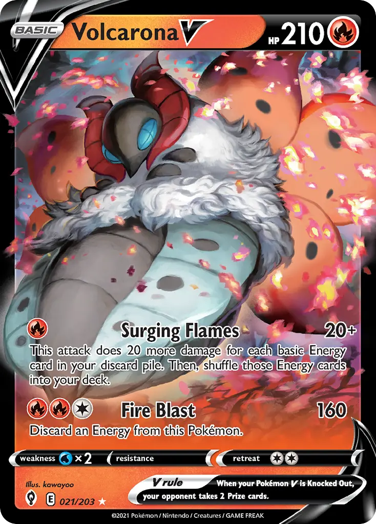 Volcarona V - 021/203