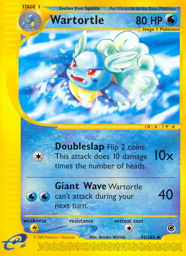 Wartortle (Reverse Holo) - 092/165