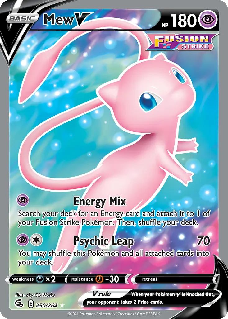 Mew V (PSA 10) - 250/264 (PSA)