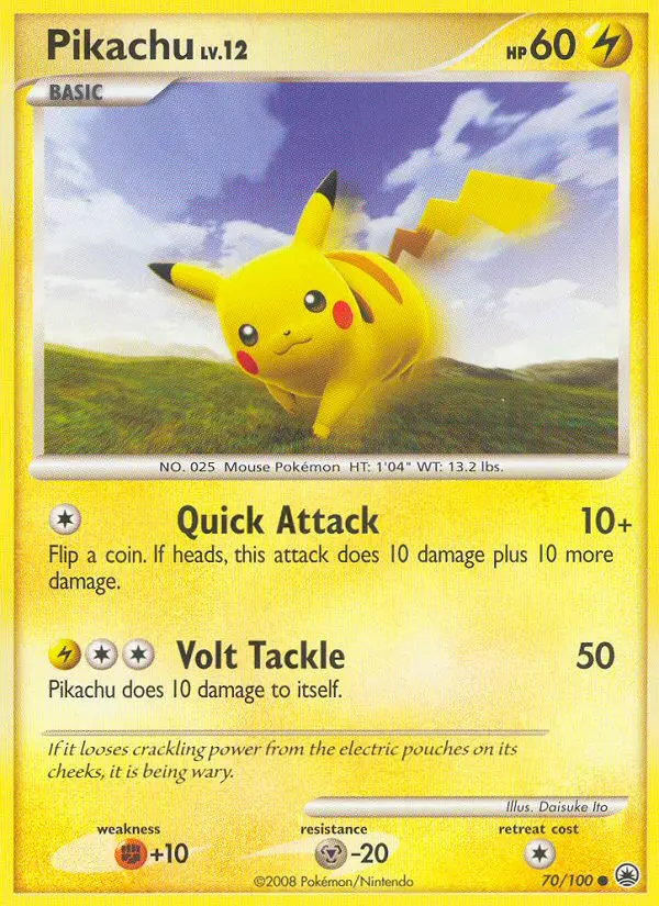 Pikachu - 070/100