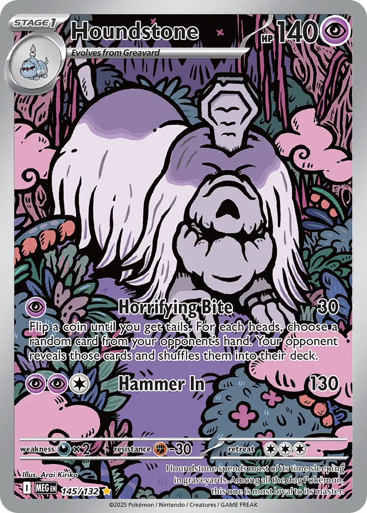 Houndstone (Holo) - 145/132