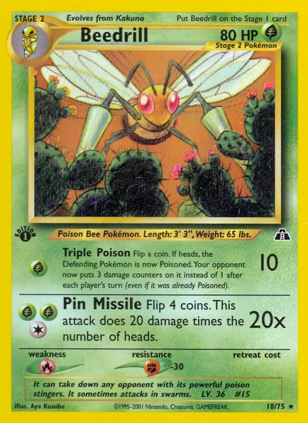 Beedrill (1st Edition) - 018/075