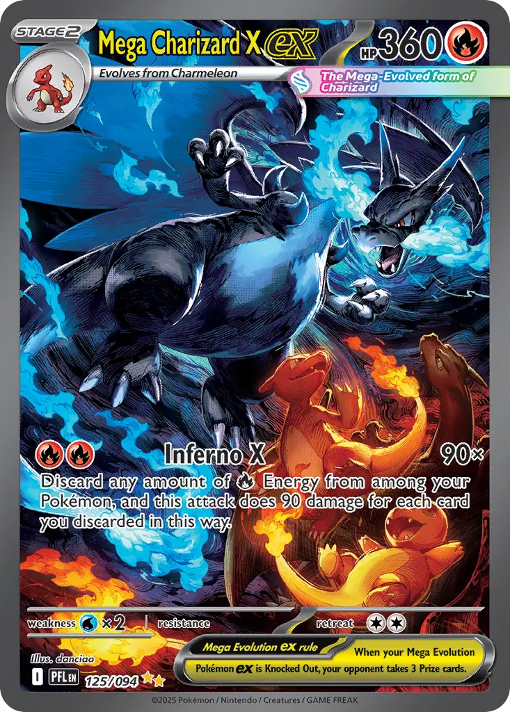 Mega Charizard X ex - 125