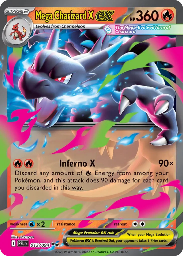 Mega Charizard X ex - 013/094