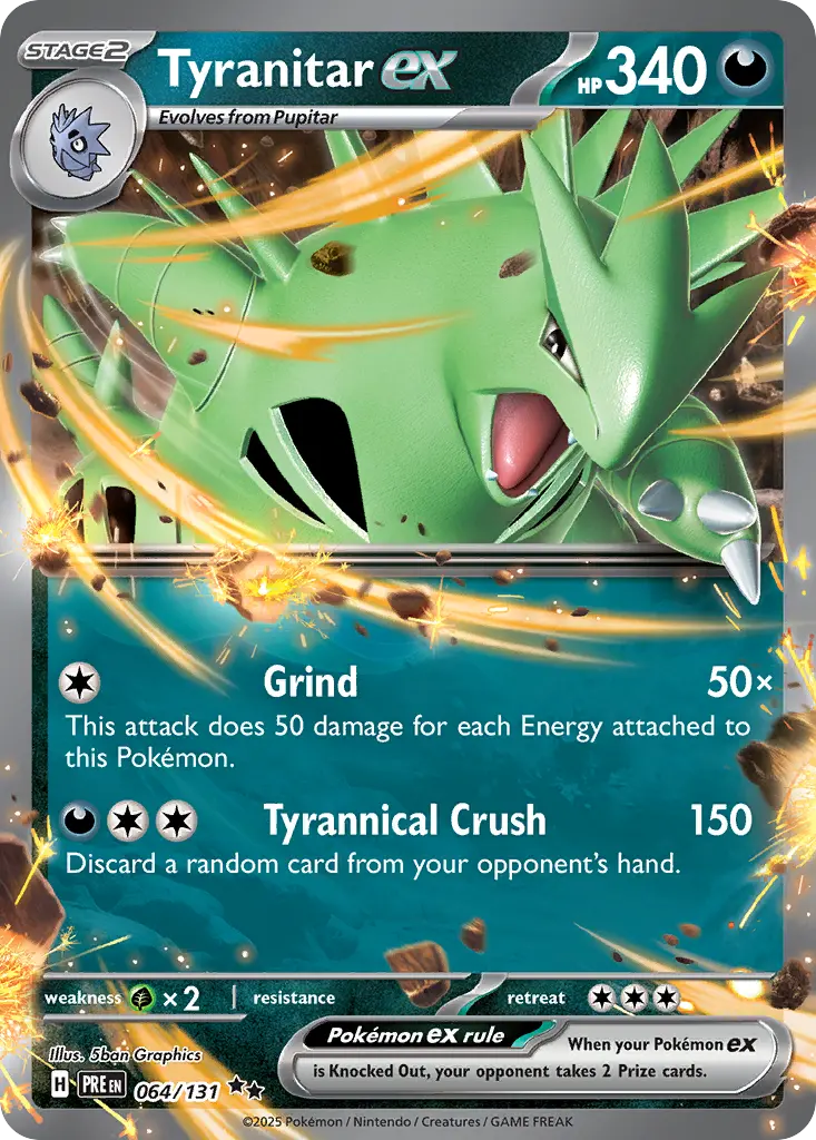 Tyranitar ex - 064/131