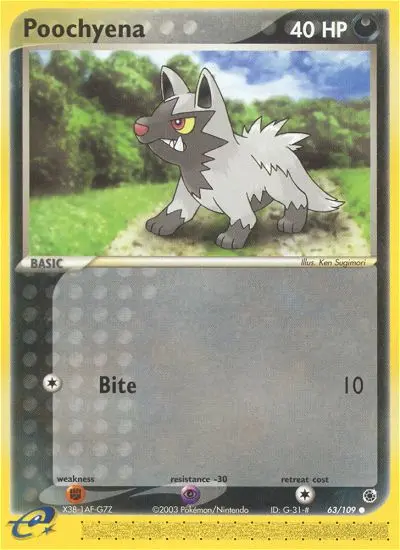 Poochyena (Reverse Holo) - 063/109