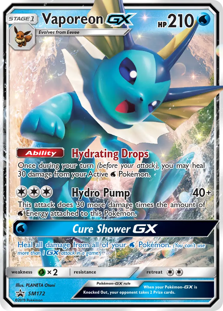 Vaporeon-GX - SM172