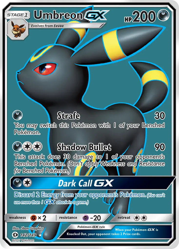 Umbreon-GX - 142/149