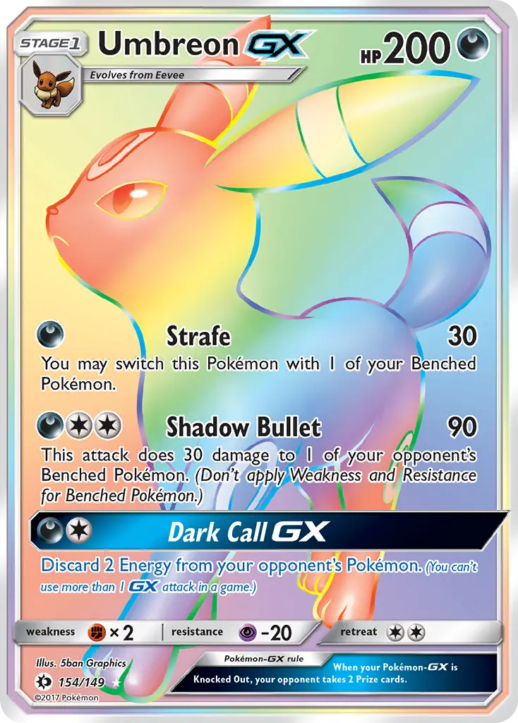 Umbreon-GX (ACE 10 Holo) - 154/149 (ACE 10)