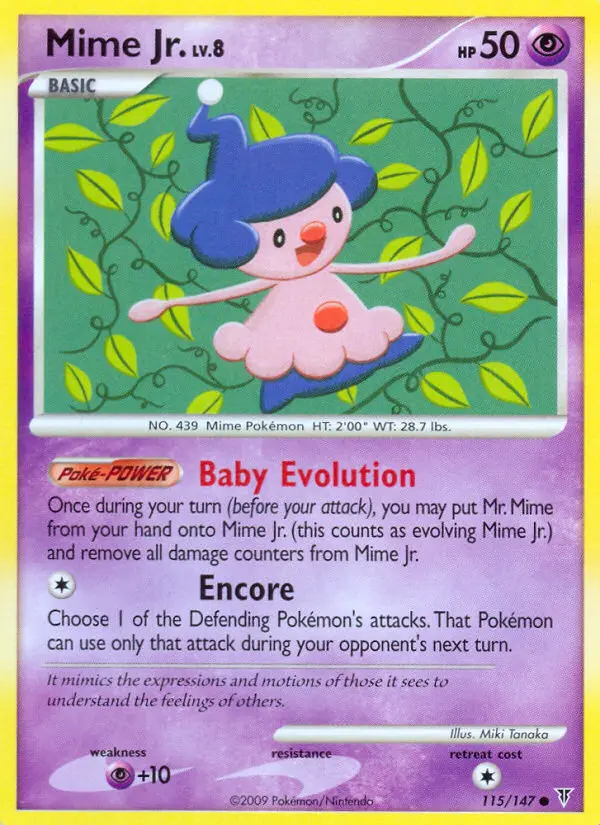 Mime Jr. (Reverse Holo) - 115/147