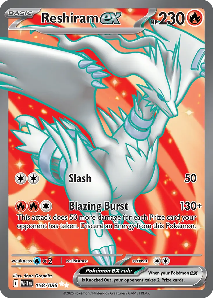 Reshiram ex - 158/086
