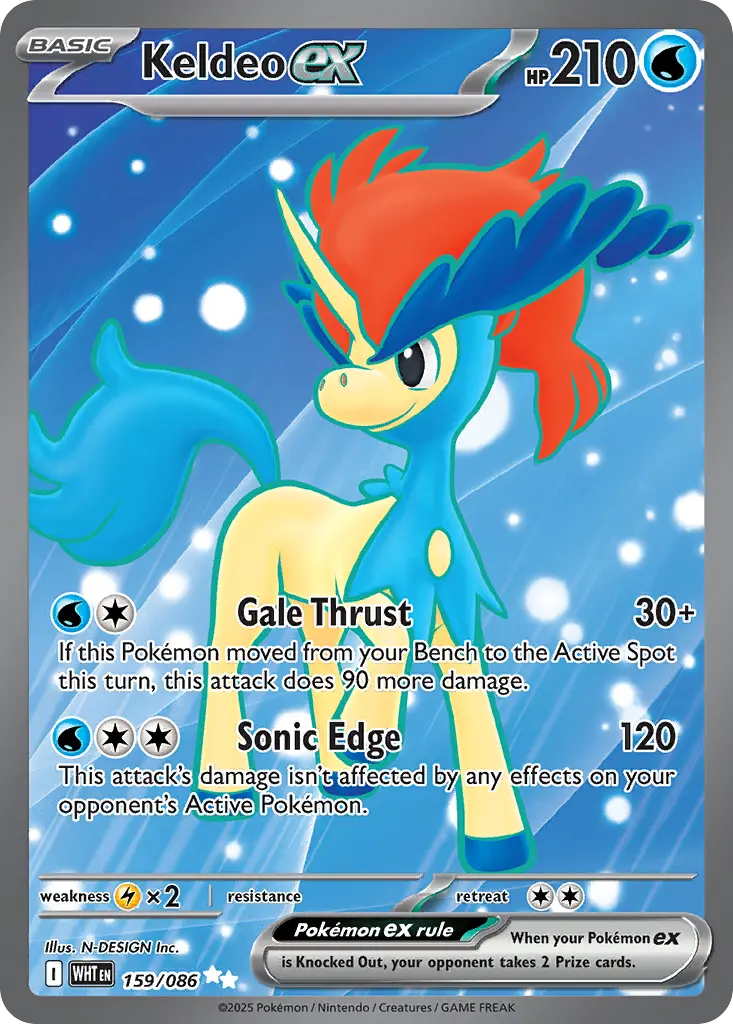 Keldeo ex - 159/086