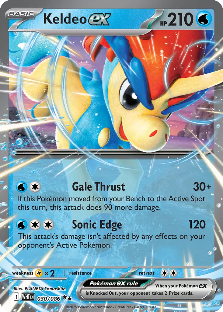 Keldeo ex - 030/086