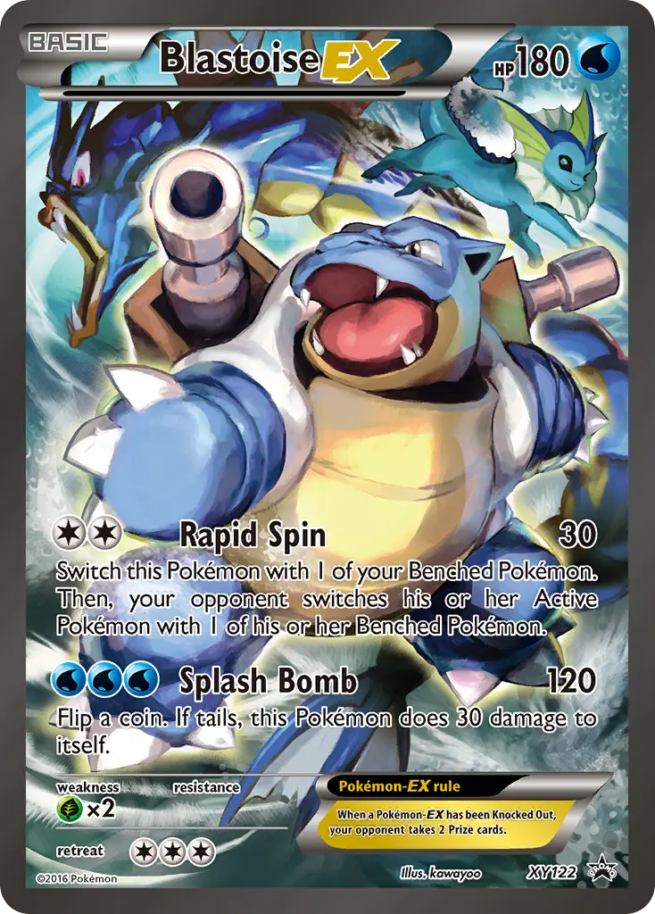 Blastoise-EX (Holo) - XY122