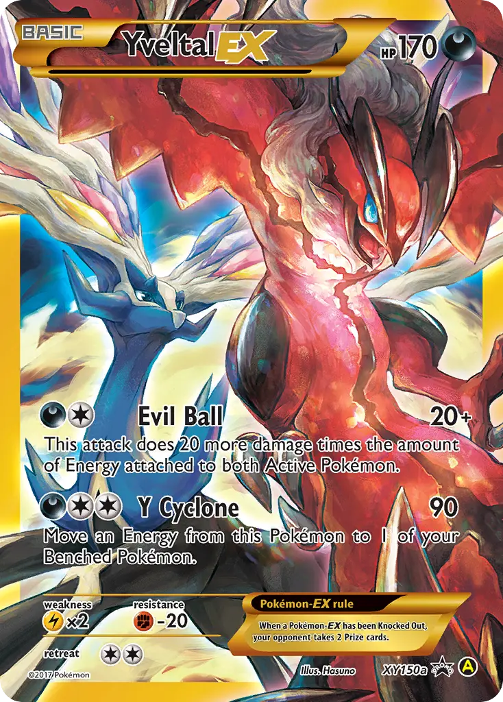 Yveltal-EX (Holo) - XY150a/211